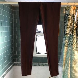 Old Navy Ponte Knit Leggings in Brick Red